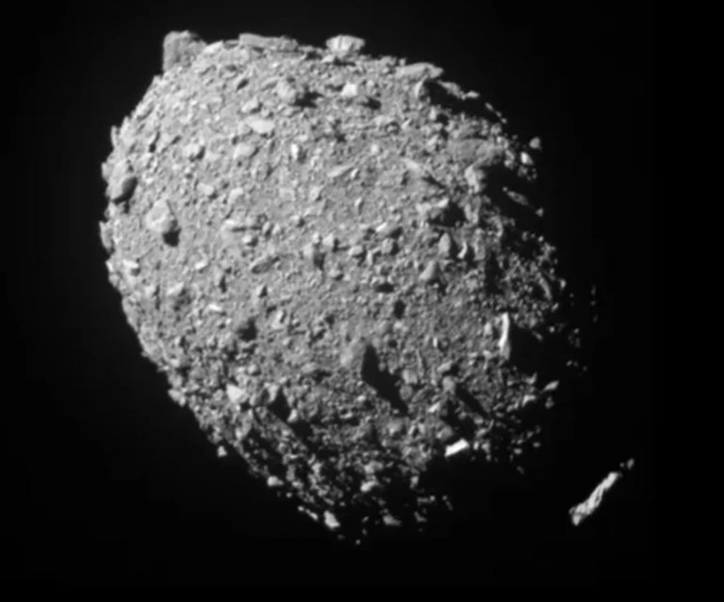imagen real asteroide dimorphos