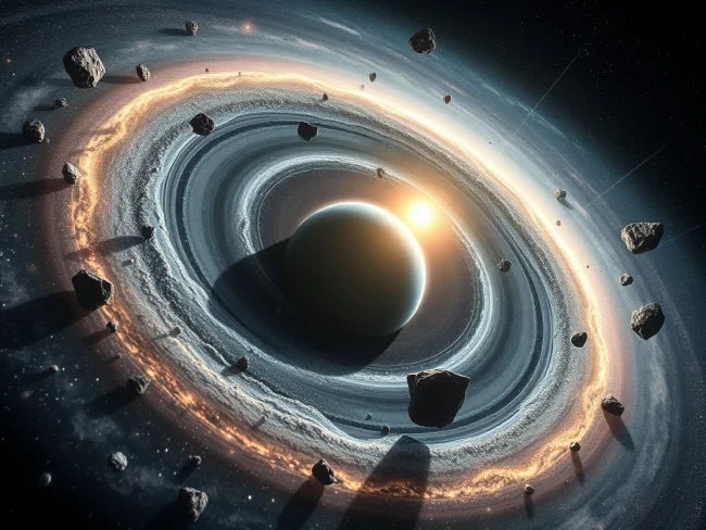 Descubren Hielo de Agua en Disco de Escombros de HD 181327