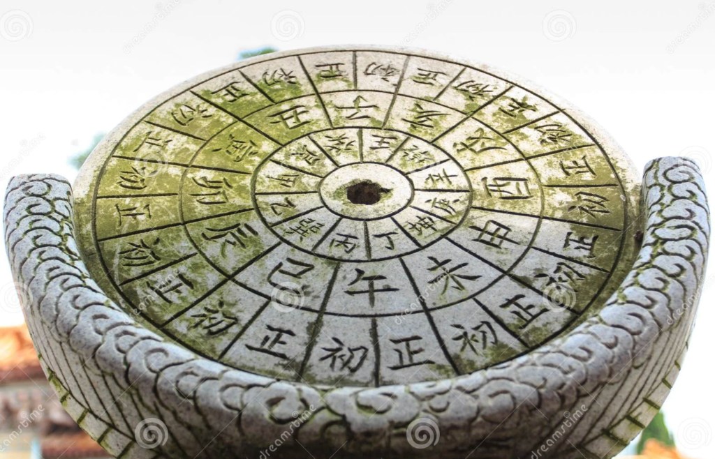 reloj chino de la antiguedad