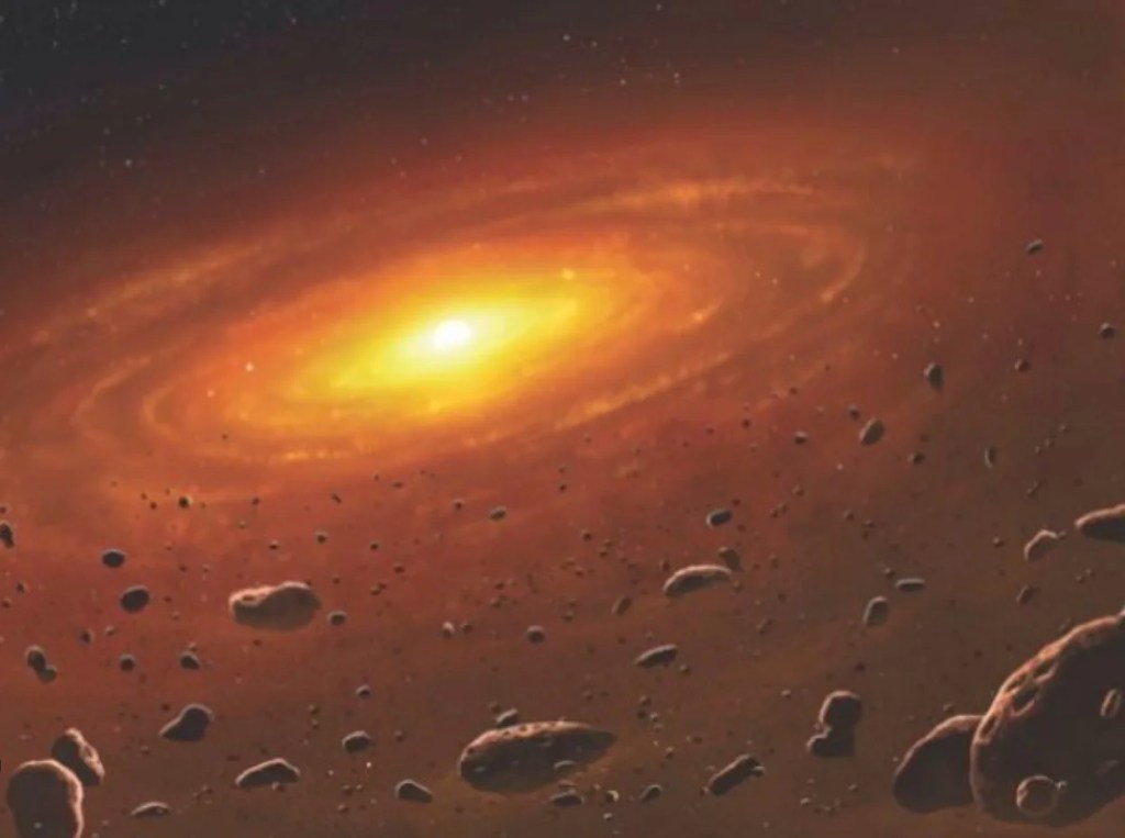 simulación formación planetaria