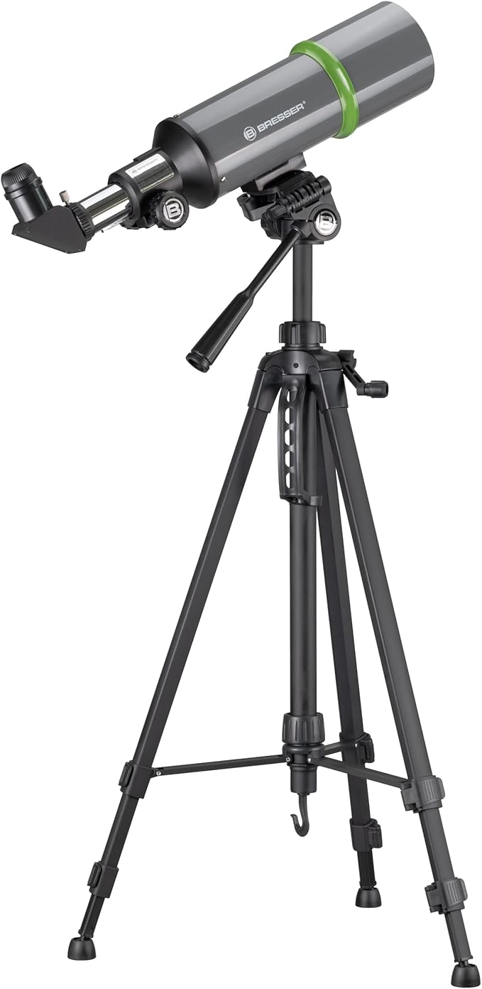 TELESCOPIO BRESSER Night Explorer 80/400 Negro/Gris