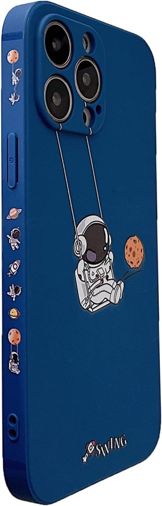 Funda para iPhone 7 Plus/8 Plus, diseño de astronauta, planeta y luna