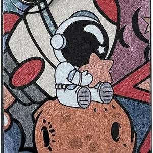 Funda compatible con iPhone 16, diseño de astronauta y planeta