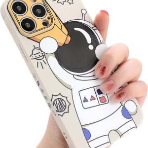 Funda para iPhone 12, diseño de astronauta