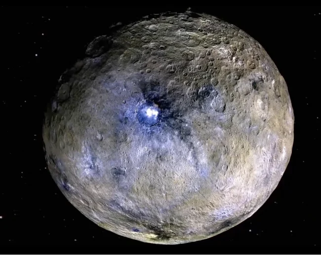 Ceres por la nave Dawn