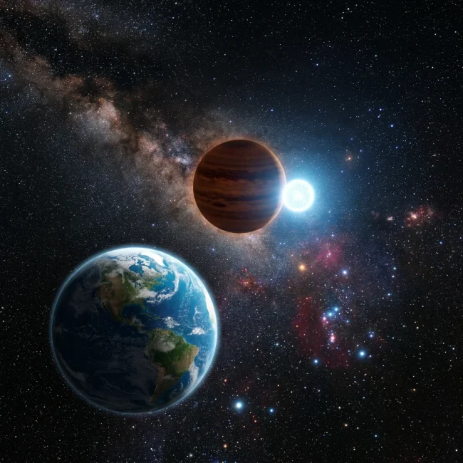 microlensing con planeta tipo Tierra