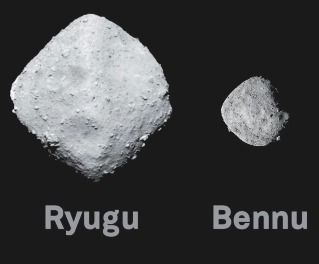 ryugu y bennu